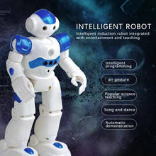 Intelligent Early Education Remote Control Robot Puzzle Boy Children's Toy Gesture Induction USB Charging Toys Gift for New Year 2024 - buy cheap