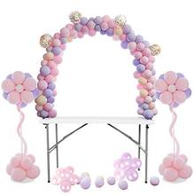 Arco de globos grande profesional, soporte de columna, Kit de marco Base, decoración de fiesta de cumpleaños y boda 2024 - compra barato