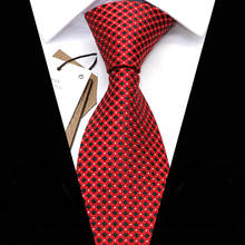 YISHLINE 40 color Mens Ties New Dots Jacquard 8CM Man Tie Neck Ties Solid bridegroom Wedding Party Tie Men Accessories 2024 - buy cheap