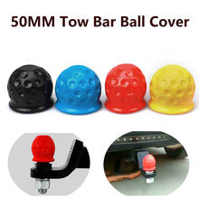 4 Colors Universal 50MM Tow Bar Ball Cover Cap Trailer Ball Cover Tow Bar Cap Hitch Trailer Towball Protect Car Accessories 2024 - buy cheap