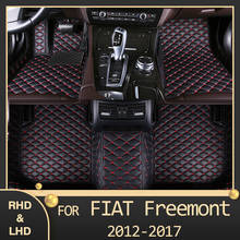 MIDOON Car floor mats for Fiat Freemont Five seats 2012 2013 2014 2015 2016 2017 Custom auto foot Pads automobile carpet cover 2024 - buy cheap