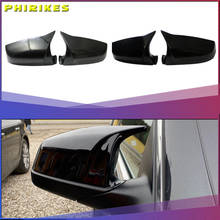 Tampa de Cobertura Do Espelho Retrovisor Do lado da Asa Para BMW 5 6 7 Série E60 E61 E63 E64 LCI F01 F02-F04 F06 F07 F10 F11 F12 F13 Carbono Preto 2024 - compre barato