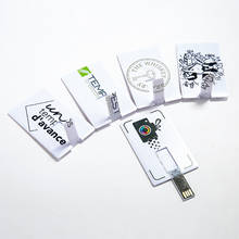 Personalizado Logo and photo USB Credit Card Flash Drive 4GB 8GB 16GB Pendrive 32GB USB2.0 Stick Photography Wedding Gift 2024 - buy cheap