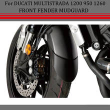 Para-lamas dianteiro e traseiro de motocicleta, extensão para moto ducati multiroad 1200 950 1260 2024 - compre barato