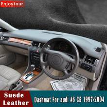 Car-styling Suede Leather Dashmat Dashboard Cover Pad Dash Mat Carpet For audi a6 s6 rs6 c5 allroad avant 1997-2003 2004 RHD 2024 - buy cheap