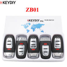 KEYDIY-llave inteligente Universal ZB01 para KD-X2, mando a distancia, compatible con más de 2000 modelos, 5 unidades 2024 - compra barato