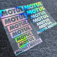 1 Set Of Multi Color Reflective Motorcycle Fuel Tank Helmet DIY Sticker Car Sticker Vinyl Yamaha Honda Kawasaki MOTUL Motul 2024 - buy cheap