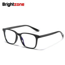 Brightzone Lightweight TR90 Full Rim Blue Light Blocking Glasses Comfortable Students Eyeglasses For Computer Use Anti Eyestrain 2024 - buy cheap