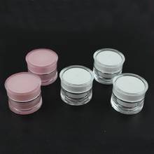 5g slim waist shape plastic acrylic  white/pink pot/jar/bottle eye serum/cream/essence/moisturizer/skin care cosmetic packing 2024 - buy cheap