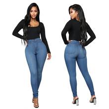 2020 Winter Vintage Washed Female Ripped Jeans For Women Mom Jeans Plus Size Pencil Pants Denim High Waist Skinny Jeans Woman 2024 - buy cheap