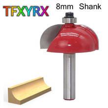 1pc 8mm Shank Cove Edging Molding Router Bit with Bearing Milling Cutter for Wood Woodworking Tools 2024 - buy cheap