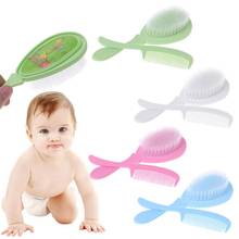 1 1 Set Baby Comb Brush Nursing Supplies Bathing Washing Hair Soft Bristle Round Tip Safe Head Massage Professional Grooming 2024 - buy cheap