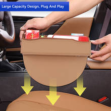 QHCP Car Seat Gap Storage Box Seat Crevice Bags Organizer Stowing Tidying Leather For Lexus RX NX ES IS LS UX Interior Accessory 2024 - buy cheap