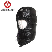 AEGISMAX Black Adult Outdoor Camping Tent Ultralight Mountaineering Keep Warm Down Hat 800FP White Goose Down 2024 - buy cheap