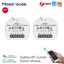 MoesHouse ZigBee DIY Window blinds curtain module Switch Module  Motorized Roller Blinds Motor 2MQTT Tuya Alexa Google Home 2024 - buy cheap