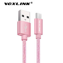 VOXLINK Micro USB кабель для быстрой зарядки Micro Дата-кабель для samsung/xiaomi/lenovo/huawei/htc/Meizu Android кабели для мобильных телефонов 2024 - купить недорого