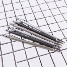 Lápis mecânico automático de 0.5/ 0.7mm, haste de metal, caneta automática, refil de chumbo, escola, papelaria, atacado 2024 - compre barato