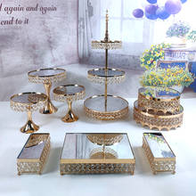 5-19pcs cake stand  Wedding Display crystal cupcake tray cake tools home decoration dessert table decorating party suppliers 2024 - buy cheap