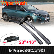 for Peugeot 5008 2017~2019 2018 2nd 2 Gen Front Windscreen Windshield Wipers Car Wiper Blades Car Accessories 2024 - buy cheap