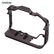 Andoer-jaula de aleación de aluminio para cámara, soporte de zapata fría Dual para micrófono, Monitor de luz LED, para cámara Canon EOS R5 R6 2024 - compra barato