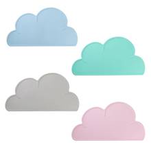 Cloud Shape Silicone Table Mat Placemat for  Toddlers  Baby Non Slip Kitchen Pad safety eating drinking 2024 - buy cheap