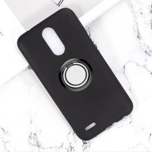 for LG K8 (2017) Back Ring Holder Bracket Phone Case Cover Phone TPU Soft Silicone Cases for LG M200N X300 M200 US215 X240 X240H 2024 - buy cheap