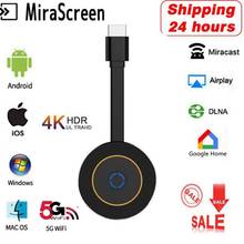 5G 4K HD Wireless HDMI-compatible Wifi Display Receiver HDTV Dongle Mirror Screen TV Stick Miracast Airplay DLNA Media Stream 2024 - buy cheap