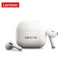 Lenovo-fones de ouvido lp40 tws sem fio, fones de ouvido com bluetooth, controle de toque, headset esportivo, estéreo para celulares android e ios 2024 - compre barato