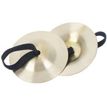 Belly Dance Brass Finger Cymbals Musical Instrument Equipments Metal Comfortable Practical Dancing Props Percussion Instrument 2024 - buy cheap