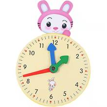 Parentalidade Montessori Madeira Rainbow Blocos Relógio Números Aprendizagem Educação Engraçado Gadgets Interessantes Brinquedos Para Crianças Kid Presente 2024 - compre barato