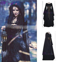 Cosplay Scary Witch Victorian Dress Women Cosplay Dress Long Princess Dress Halloween Costume for Women 2024 - buy cheap