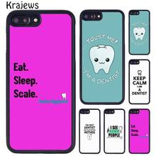 Krajudios-divertida funda de teléfono con citas de dentista Dental, para iPhone X, XR, XS, 11, 12 Pro, MAX, 5, 6, 6S, 7, 8 Plus, Samsung Galaxy S7edge, S8, S9, S10 2024 - compra barato