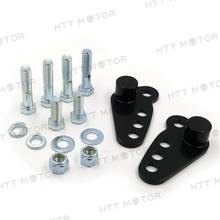 Peças para motocicleta 1 "2" 3 ", conjunto de rebaixamento ajustável para harley davidson touring, fl, frete grátis, 1" 2 "3" 2024 - compre barato