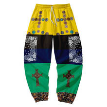 Pantalones de chándal multicolores con estampado 3D para hombre y mujer, pantalón de chándal informal para Fitness, de calle alta, 2020 2024 - compra barato