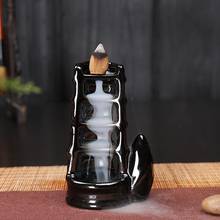 Mini Portable Incense Burners Holder Censer Ceramic Backflow Waterfall Design Diffuser Exquisite Classic Home Decoration 2024 - buy cheap