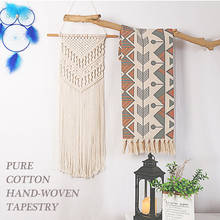 Macrame Wall Hanging Home Decoration Bohemian Tapestry Nordic Art Tassel Decorative Handmade Woven Decorate Creative Gifts 2024 - buy cheap