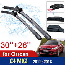 Car Wiper Blades for Citroen C4 MK2 C4L 2011~2018 2012 2013 2014 2015 2016 2017 Front Windscreen Wipers Car Accessories Stickers 2024 - buy cheap