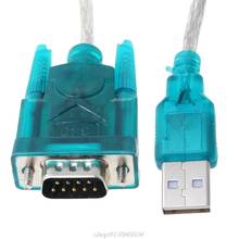Черный USB к RS232 RS-232(DB9) серийный кабель Стандартный адаптер конвертер для ПК F06 21 Прямая поставка 2024 - купить недорого