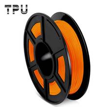 3D Printing Filament TPU Flexible Filament TPU filament  For 3D Printer 1.75mm 0.5kg Printing Materials orange color 2024 - buy cheap