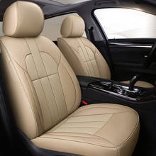 custom 2 pc front seat car seat cover leather for Skoda Octavia 2 a7 a5 Fabia Superb Rapid Yeti Spaceback Joyste car accessories 2024 - buy cheap