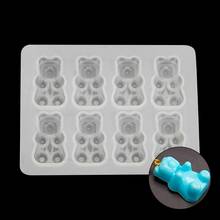 Cute Bear Sugar Silicone Mould Crystal Resin Epoxy Mold Jewelry Pendant Crafts 2024 - buy cheap