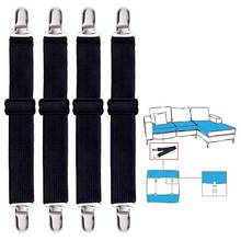 4Pcs Bed Sheet Holder, Adjustable Sheet Fasteners Grippers Suspenders Promotion 2024 - buy cheap