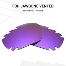 Поляризованные Сменные линзы Mryok для солнцезащитных очков Oakley Jawbone, плазменные фиолетовые 2024 - купить недорого
