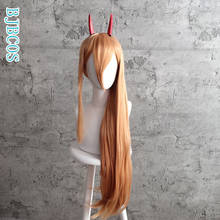 Chainsaw Man Power Cosplay Wig 80cm Long Straight Synthetic Hair Heat Resistance + Wig Cap 2024 - buy cheap