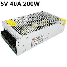 Lighting Transformer 5V 40A 200W Switching Power Supply 110V  220V AC To DC Source Driver For Led Display Strip Light 2024 - buy cheap