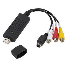Adaptador de captura de Audio USB 2,0, fácil de tapar, 4 canales, para TV, DVD, VHS 2024 - compra barato