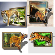 DIY 5D Diamond Painting  Animals Tiger Cross Stitch Kit Full Square Embroidery Mosaic Art Pictures of Rhinestones Crafts Decor 2024 - buy cheap