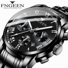 Top Brand FNGEEN Sports Men Watch Army Military Men Wristwatch Auto Date Fashion Casual Quartz Male Clock Saat Relogio Masculino 2024 - buy cheap