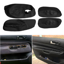 only 3 doors 4pcs Car Microfiber Leather Door Armrest Panel Cover Protective Skin Trim For VW Golf 4 MK4 Jetta 1998 - 2005 2024 - buy cheap