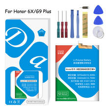 HB386483ECW + Аккумуляторы для Huawei Honor 6X/Maimang 5/G9 Plus 3340mAh Сменный мобильный телефон 2024 - купить недорого
